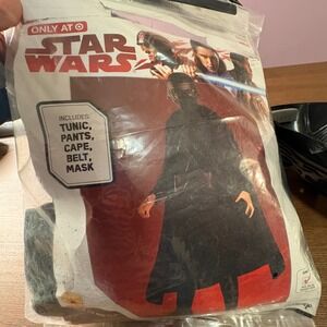 Rubies Star Wars Kylo Ren Adult Costume Small Black EUC Mask Cape Belt Set
